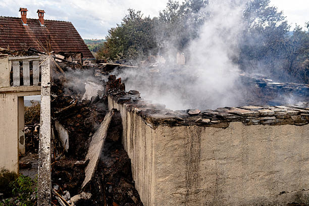Professional Fire Damage Removal technician working in Glenwood, MN